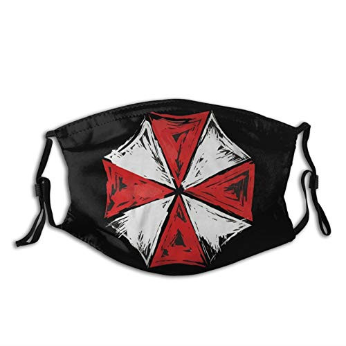 Resident Umbrella Evil Corp Symbol Unisex Breathable Comfortable Dustproof Filter Face Mask Black