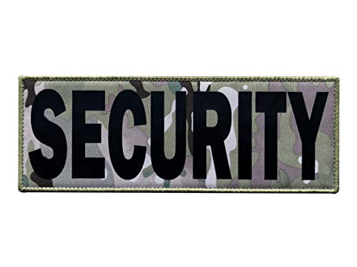 SUVIYA Large 11x4 Inch Multicam Back Panel Security Patch with Hook and Loop  Multicam-Black  11x4 inch