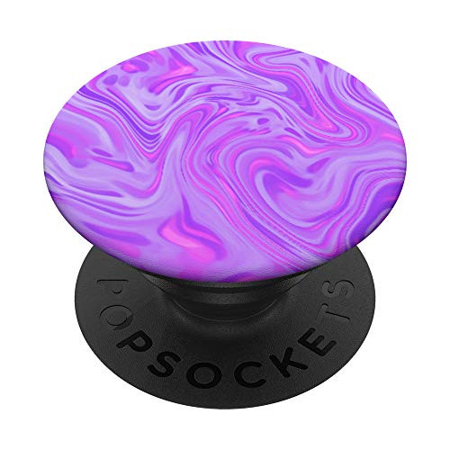 Pink and Purple Paint Swirl Pattern PopSockets PopGrip  Swappable Grip for Phones  and  Tablets