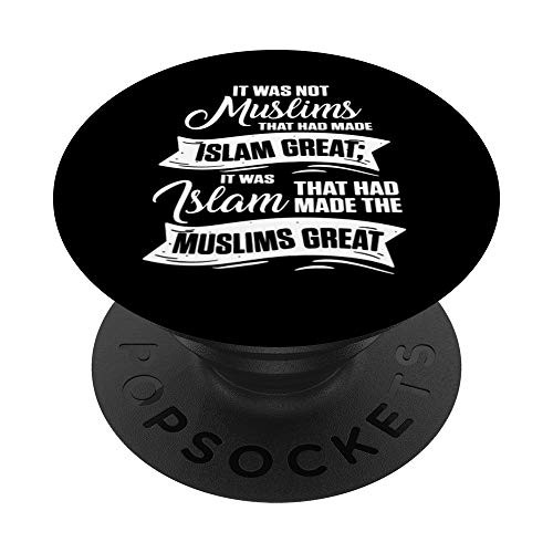 Islam Muslim Allah Religious Mosque Quran Ramadan Eid Gift PopSockets PopGrip  Swappable Grip for Phones  and  Tablets