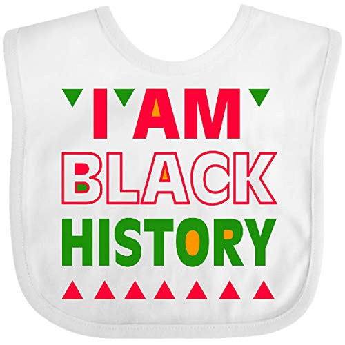 Inktastic I Am Black History Baby Bib White 289b1