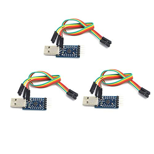DollaTek 3Pcs CP2104 Serial Converter USB 2.0 to TTL UART 6PIN Module Compatible with and Better Than CP2102 DollaTek 3Pcs CP2104 Serial Converter USB 2.0 to TTL UART 6PIN Module Compatible with and Better Than CP2102