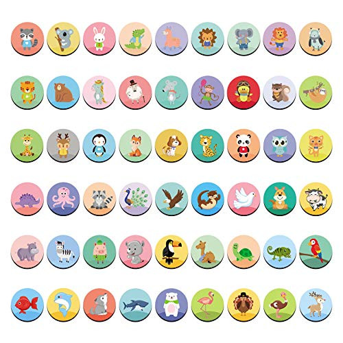 54PCS Animal Magnets for Refrigerator Decorative Fridge Lockers Magnets Cute Kitchen Iron Office Whiteboards Suitable for Kids Adults 54 animal magnets 54PCS Animal Magnets for Refrigerator Decorative Fridge Lockers Magnets Cute Kitchen Iron Office Whiteboards Suitable for Kids Adults 54 animal magnets