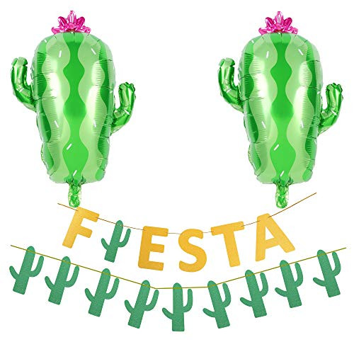 Fiesta Banner Cactus Mylar Foil Balloon Set Garland Birthday Party Decorations Supplies Mexican Cinco De Mayo Bachelorette Wedding Theme Baby Green and Gold Glitter Fiesta Banner Cactus Mylar Foil Balloon Set Garland Birthday Party Decorations Supplies Mexican Cinco De Mayo Bachelorette Wedding Theme Baby Green and Gold Glitter
