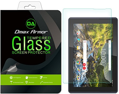 Dmax Armor for Verizon Ellipsis 10 HD Screen Protector, [Tempered Glass] 0.3mm 9H Hardness, Anti-Scratch, Anti-Fingerprint, Bubble Free, Ultra-Clear