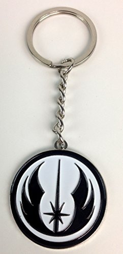 Star Wars Jedi Academy White and Black Keychain Keyring