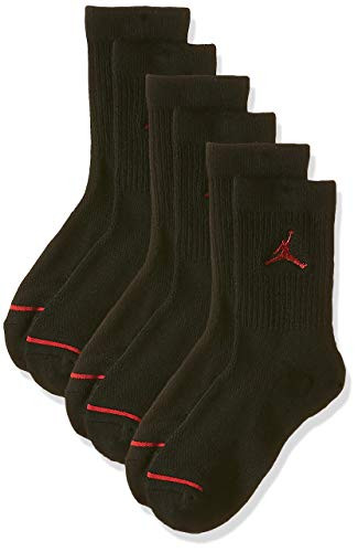 NIKE AIR JORDAN JUMPMAN CREW SOCKS - BOYS' GRADE SCHOOL  7-9  Shoe 3Y-5Y   Black