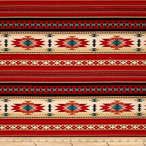 Elizabeth Studios Tucson Stone Red Fabric By The Yard