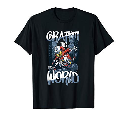 Graffiti The World Spray Paint Painting Graffiti Tag Gift T-Shirt