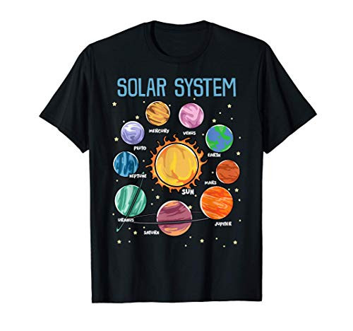 Solar System Planets Science Space Boys Girls STEM Kids T-Shirt Solar System Planets Science Space Boys Girls STEM Kids T-Shirt