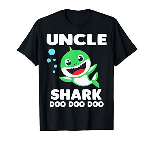 Uncle Shark T-Shirt Doo Doo Mommy Auntie Daddy Baby Tee Uncle Shark T-Shirt Doo Doo Mommy Auntie Daddy Baby Tee
