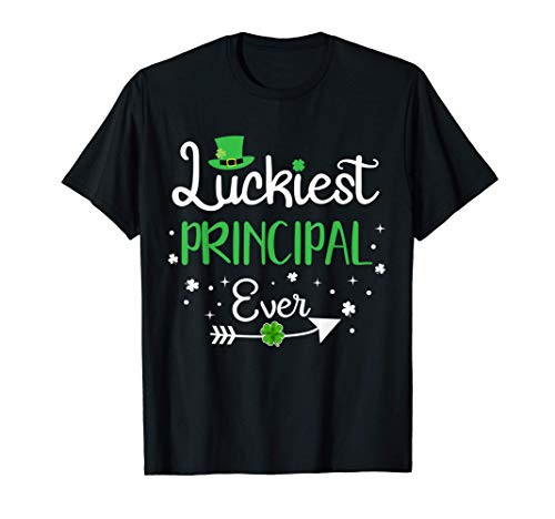 Luckiest Principal Ever Shamrock St Patricks Day T-Shirt