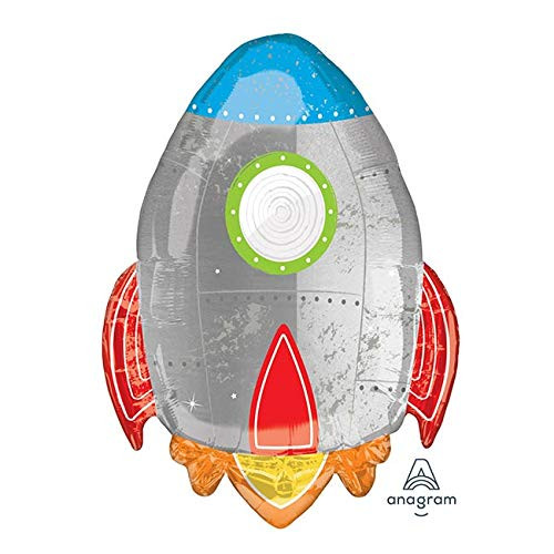 Anagram Blast Off Birthday Rocket Space Ship Foil Balloon Anagram Blast Off Birthday Rocket Space Ship Foil Balloon