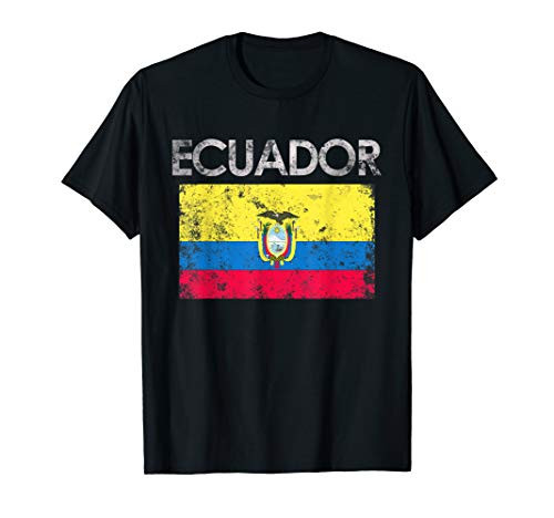Vintage Ecuador Ecuadorian Flag Pride Gift T-Shirt Vintage Ecuador Ecuadorian Flag Pride Gift T-Shirt