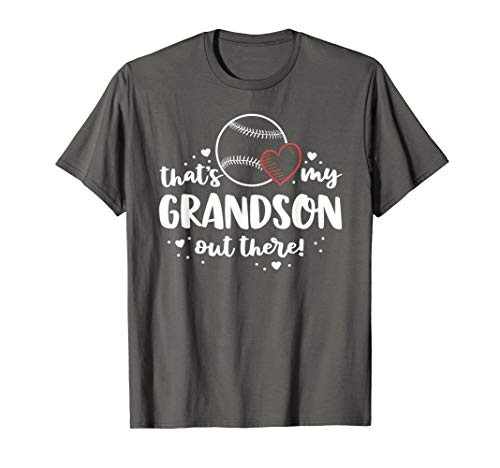 Baseball Grandma Shirt Gift That's My Grandson Out There T-Shirt Baseball Grandma Shirt Gift That's My Grandson Out There T-Shirt