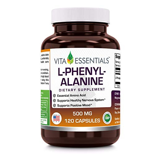 Vita Essentials L-phenylalanine 500 Mg Capsules  120 Count