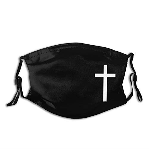 Cross On Black Face Mask Face Mask Unisex Balaclava Comfortable Washable Reusable Cloth Fashion Scarf With Filter Cross On Black Face Mask Face Mask Unisex Balaclava Comfortable Washable Reusable Cloth Fashion Scarf With Filter