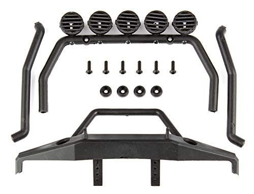 Team Associated 41067 CR12 Roll Bar and Bumper Set  Black
