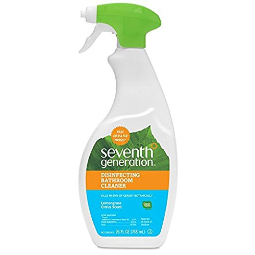 Seventh Generation Disinfecting Bathroom Cleaner  Lemongrass Citrus 26 fl oz  786 ml