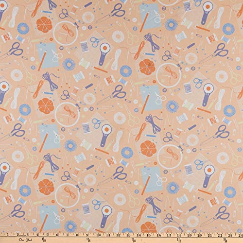 FIGO DIY Sewing Tools Orange Quilt Fabric By The Yard