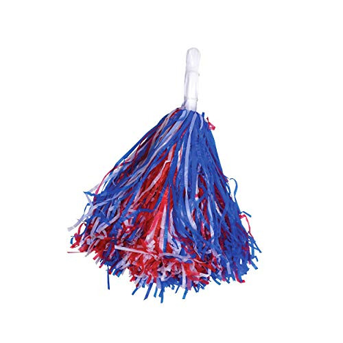 Bristol Novelty BA269 Pom  Unisex-Adult  Red White Blue  One Size
