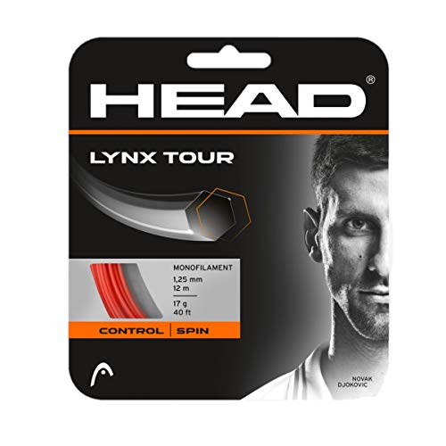 HEAD Lynx Tour Tennis String  17g-1.25mm  Orange