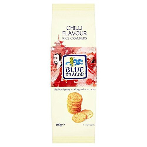 Blue Dragon Chilli Rice Crackers - 100g  0.22 lbs