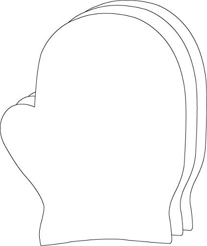 8 x 10 Mitten Single Color Super Cut-Outs  15 Cut-Outs in a Pack for Winter  Christmas  Crafts  Decorations  Kids School Craft Projects