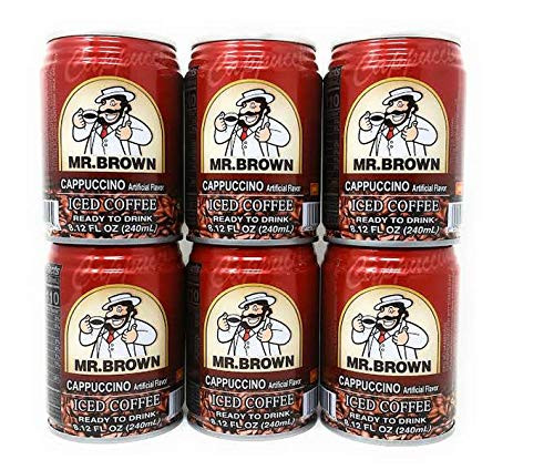 Mr. Brown Iced Coffee Cappuccino 240mL  6 Pack