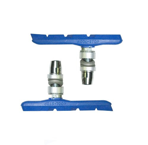 Kool Stop Thinline Threaded Brake Pad  Blue