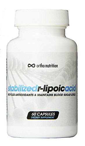 Stabilized R Lipoic Acid - Bioenhanced Na-R-ALA  100 mg  60 Vegetarian Caps  - Increase glutathione  Liver Health   Insulin Sensitivity  and  Diabetes  Promotes Healthy Blood Sugar