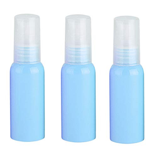 viviei 3PCS 50ML Plastic Spray Bottles for Essential Oils  Small Spray Bottle with Aluminum Sprayer  Empty Fine Mist Spray Bottles Sprayer  Small Blue Spray Bottle  Fine Mist Spray