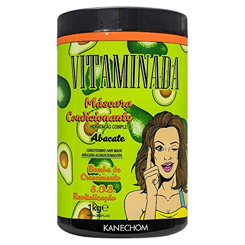 Kanechom Hair Treatment with Avocado 35.2oz  Creme de Tratamento com Abacate 1kg