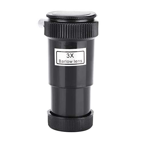 Pupilash Barlow Lens- 3X Barlow Lens 0.96 inch 24.5mm 3X Barlow Lens Plastic for Astronomic Telescope Eyepieces