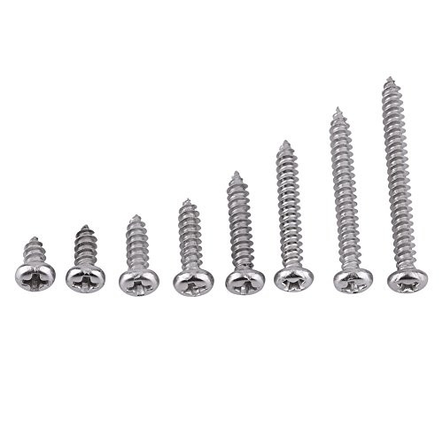 Tapping Screws- 200pcs M3 Stainless Steel SS304 Self Tapping Screws for Metal Pan Flat Truss Head Pan Head Tapping Screws- 200pcs M3 Stainless Steel SS304 Self Tapping Screws for Metal Pan Flat Truss Head Pan Head