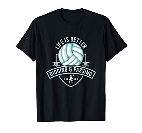 Libero Volleyball Training Design Defense Position T-Shirt