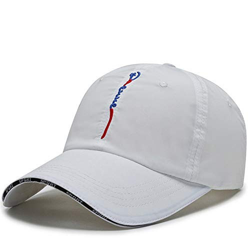 Croogo Baseball Cap Outdoor UPF 50Plus Sun Hats for Men Women Quick-Drying Summer Hat White-CP13
