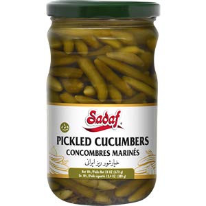 Sadaf Pickled Cucumbers   24 oz  with Tarragon