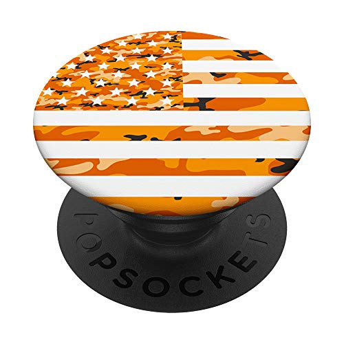 Phones Pop out USA American Flag orange Hunting camo PopSockets PopGrip Swappable Grip for Phones and Tablets Phones Pop out USA American Flag orange Hunting camo PopSockets PopGrip Swappable Grip for Phones and Tablets