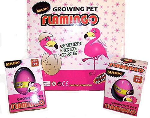 1 EGG HATCHING Magic Growing Flamingo Eggs Novelty Toy