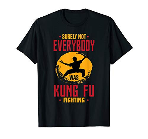 Funny Surely Not Everybody Was Kung Fu Fighting Joke T-Shirt