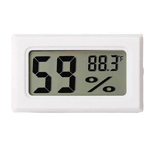Othmro White Digital Temperature Humidity Meters Gauge Indoor Thermometer Hygrometer LCD Display Celsius C for Humidors  Greenhouse  Garden 3pcs
