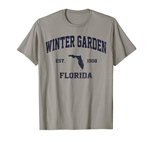 Winter Garden Florida FL vintage state Athletic style T-Shirt