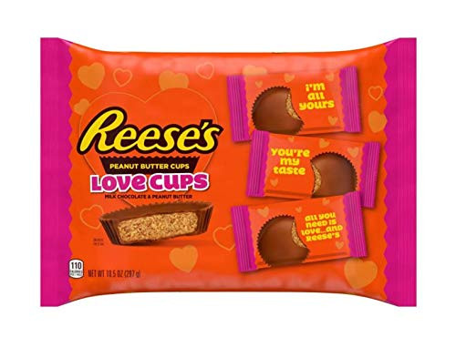 Reese's Valentine's Love Cups Milk Chocolate and Peanut Butter 10.5 oz