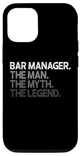 iPhone 12 12 Pro Bar Manager The Man Myth Legend Gift Case
