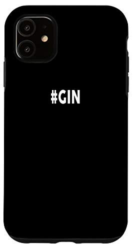 iPhone 11 Hashtag Gin Phone Case Funny Bar Hopping Case