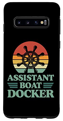 Galaxy S10 Assistant Boat Docker Steering Ship Wheel Funny Captain Gift Case