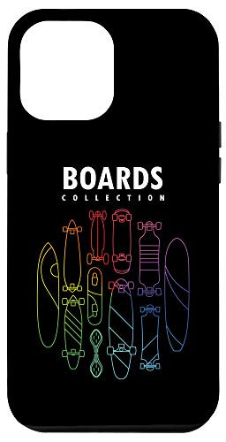 iPhone 12 Pro Max Boards Collection Collector Longboard Skateboard Skate Gift Case