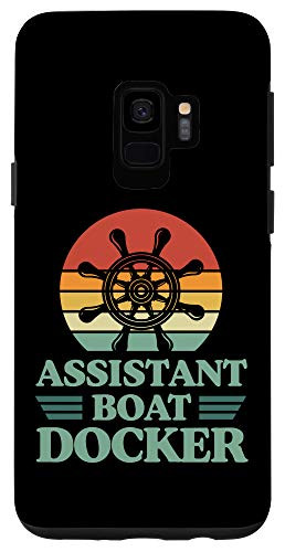 Galaxy S9 Assistant Boat Docker Steering Ship Wheel Funny Captain Gift Case