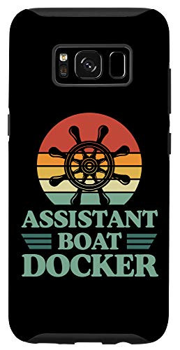 Galaxy S8 Assistant Boat Docker Steering Ship Wheel Funny Captain Gift Case